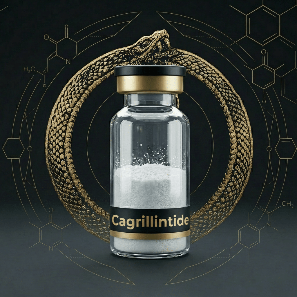 CAGRILINTIDE 5 mg — výskumný amylínový analóg v lyofilizovanej vialke, čistota ≥99% HPLC