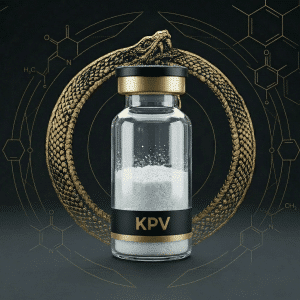 KPV 10 mg — výskumný tripeptidový fragment α-MSH v lyofilizovanej vialke, čistota ≥99% HPLC