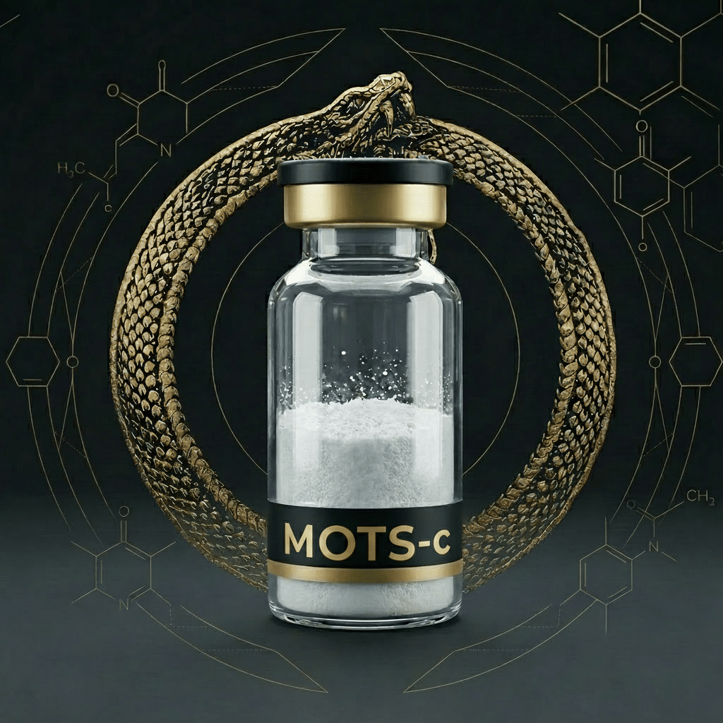 MOTS-c — mitochondriálne kódovaný výskumný peptid v lyofilizovanej vialke, čistota ≥99% HPLC